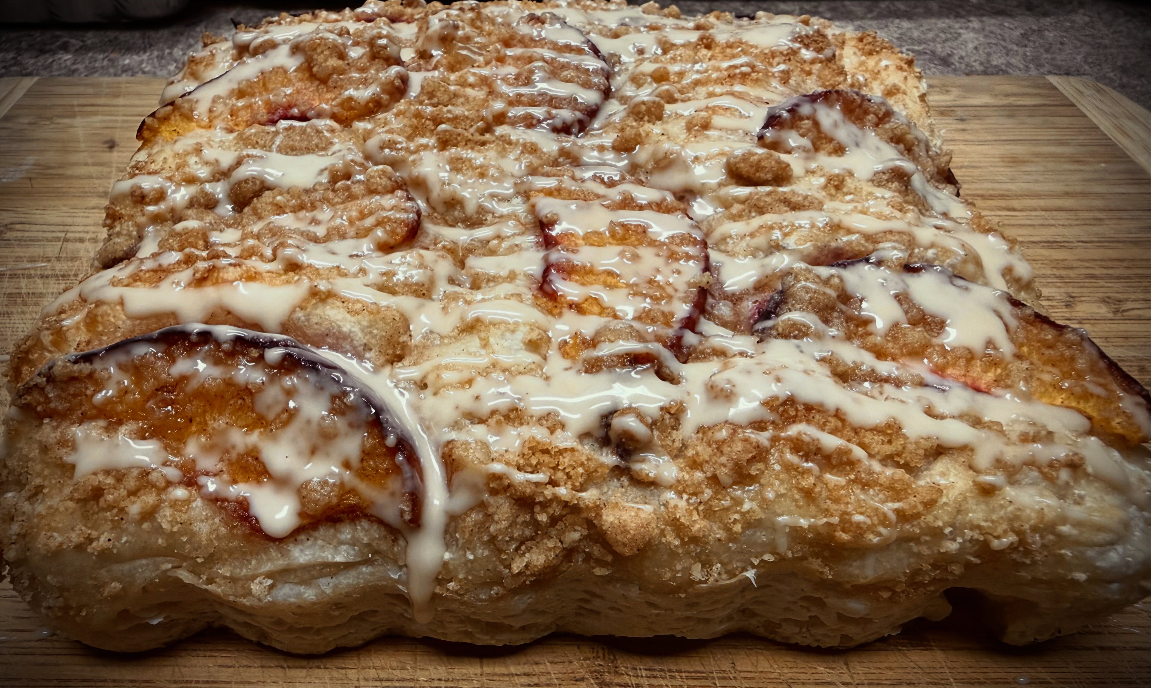 Southern Peach Cobbler Focacia